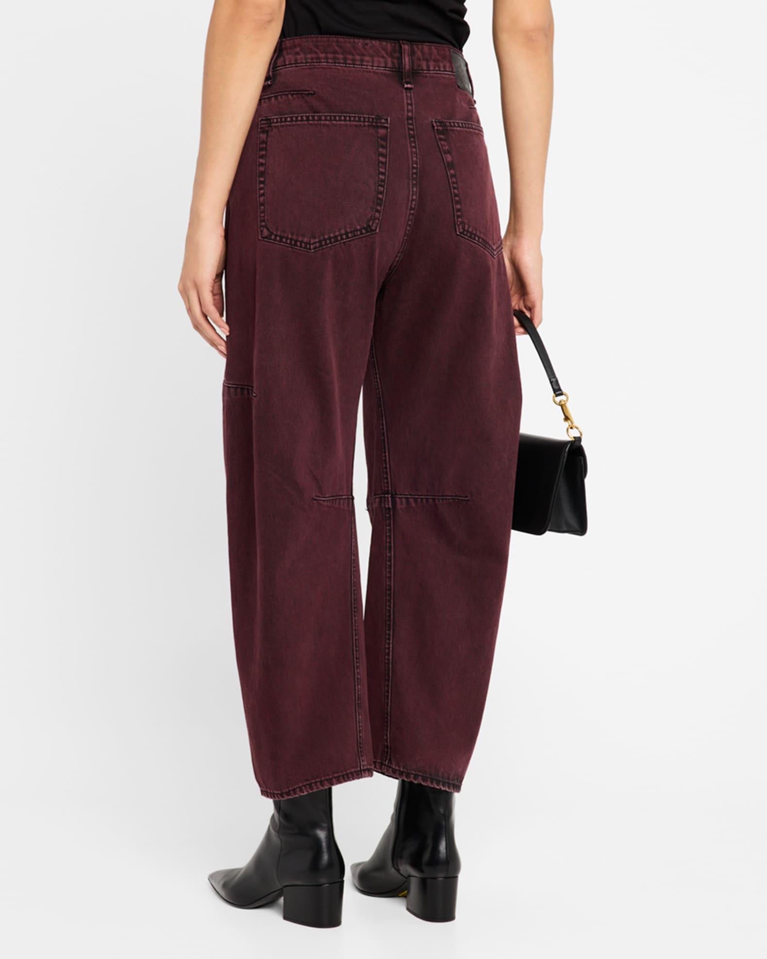 Charlie High-Rise Barrel Jeans Product Image