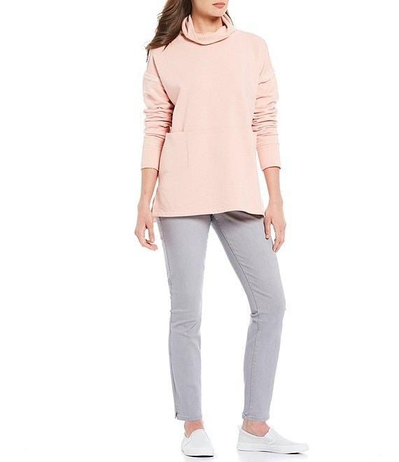 NYDJ Sheri Slim Leg High Rise Double Button Fly 5-Pocket Ankle Jeans Product Image