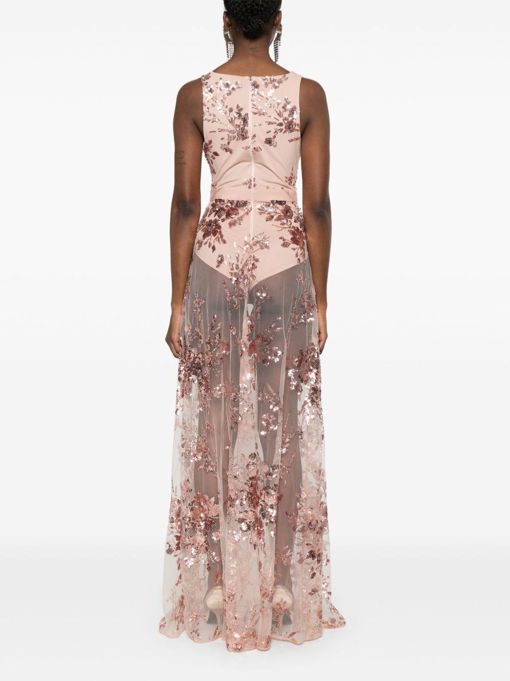 sequin-embellished gown Product Image