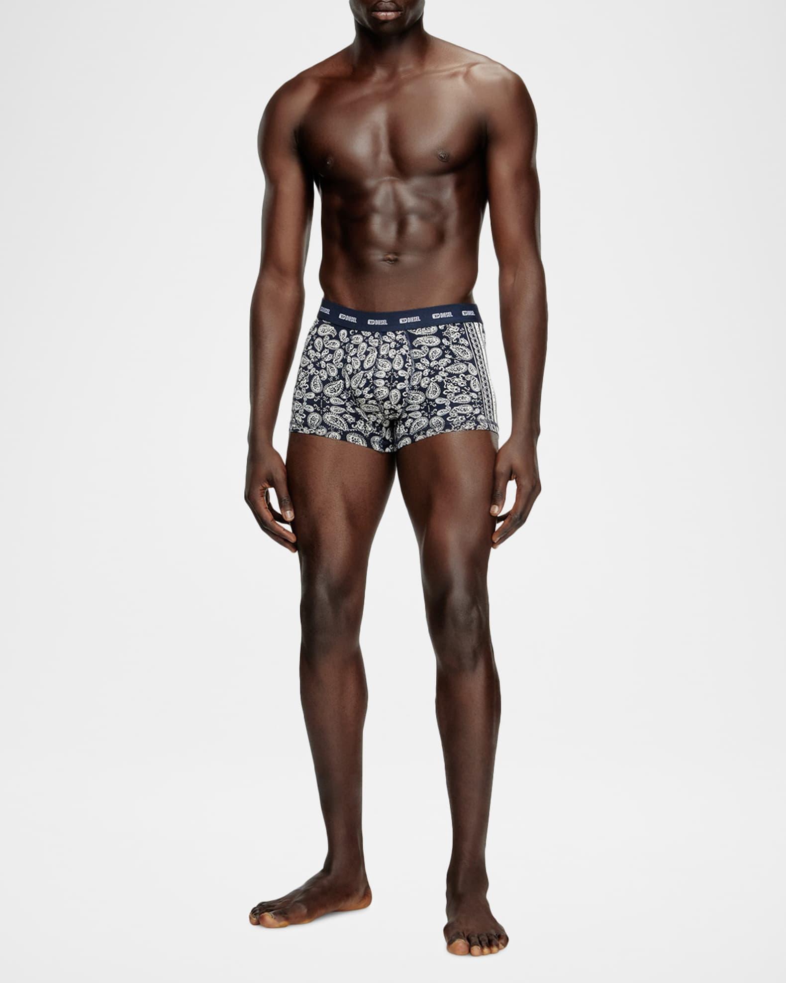 Men's Damien Logo Waistband 3-Pack Boxer Briefs Product Image