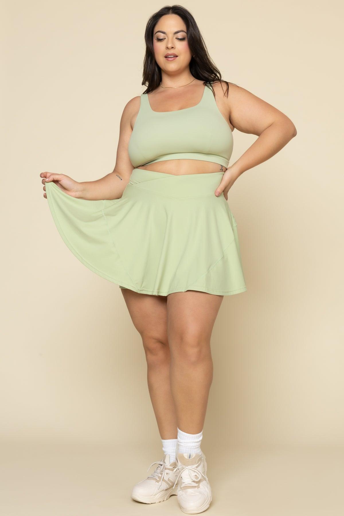 Crisscross Hourglass® Twirl Skort - Pistachio Product Image