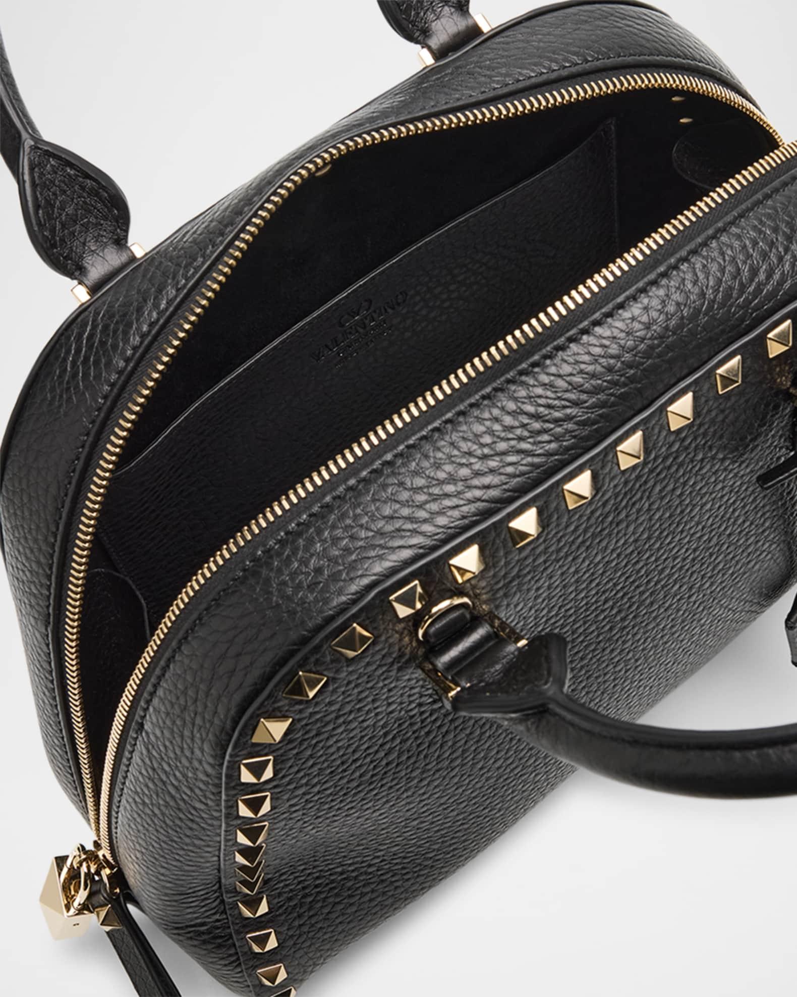 Rockstud Leather Top-Handle Bag Product Image