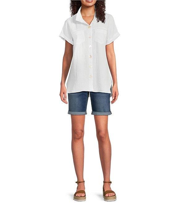 Code Bleu Soho Stacked Waist Bermuda Shorts Product Image