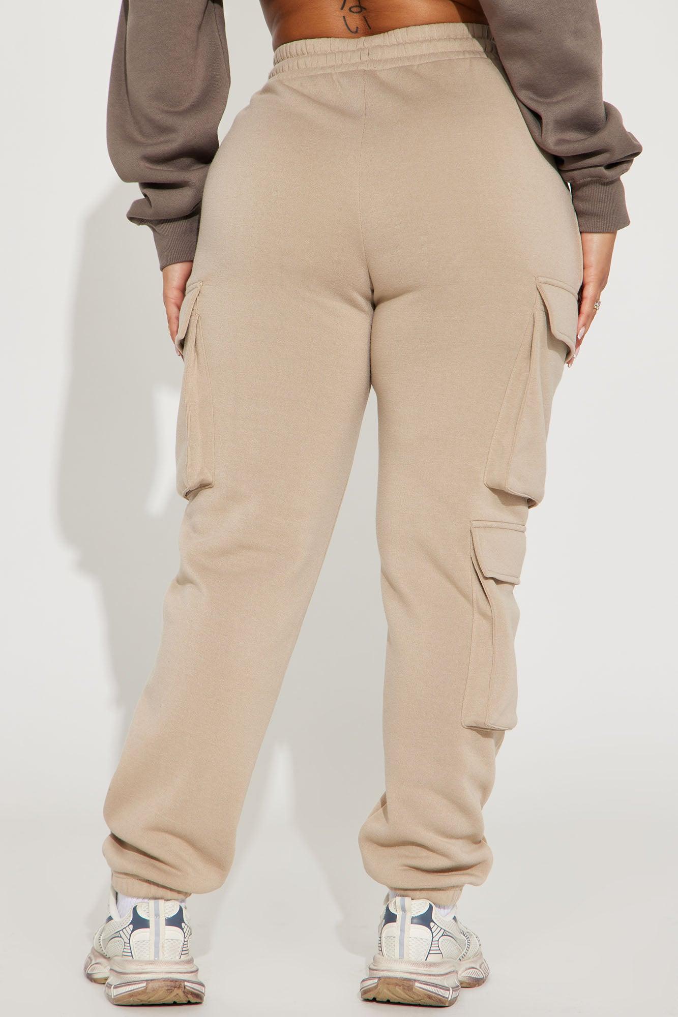 Hazel Cargo Lounge Jogger - Khaki Product Image