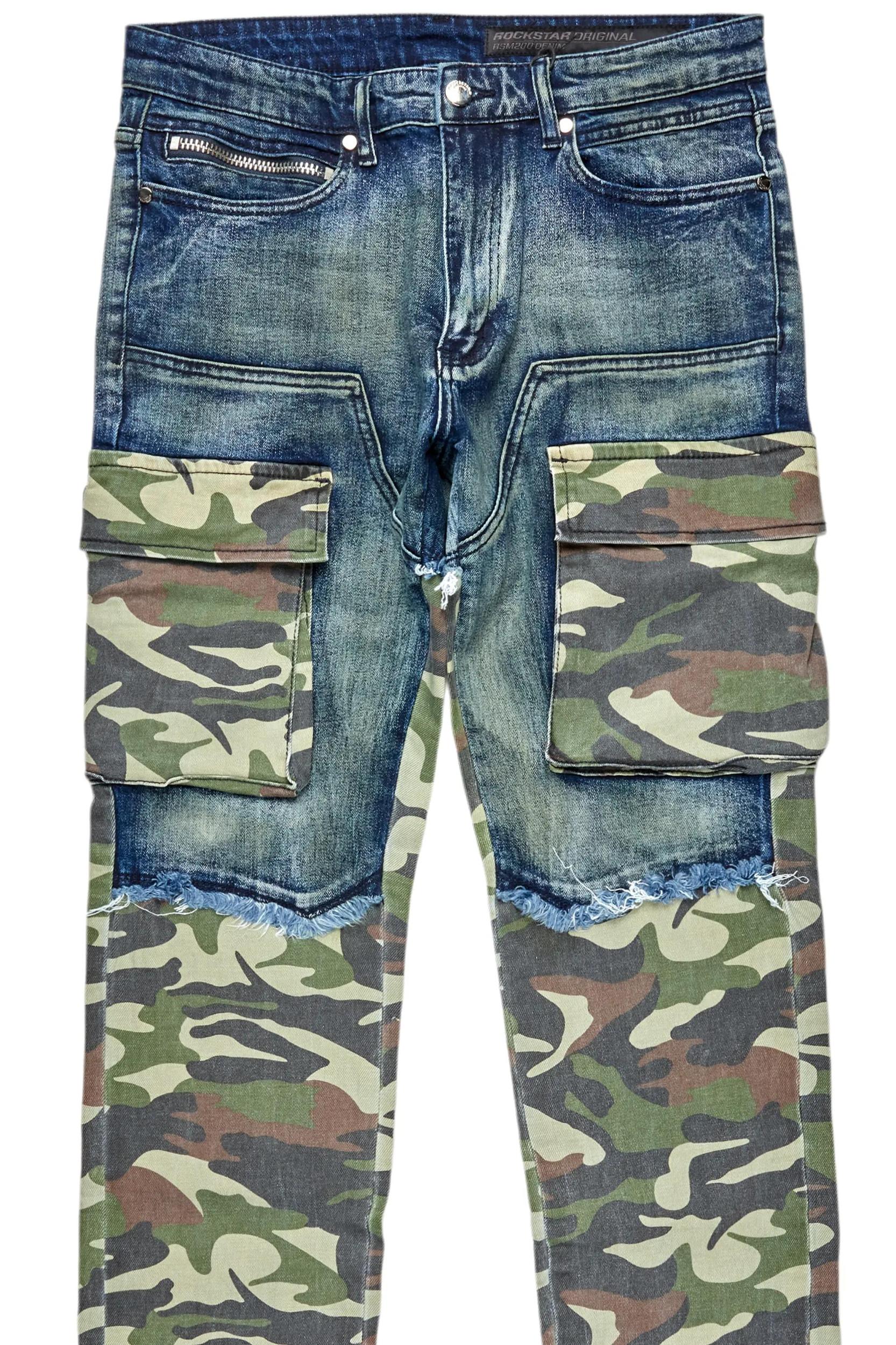 Denka Dark Blue Slim Fit Jean Male Product Image