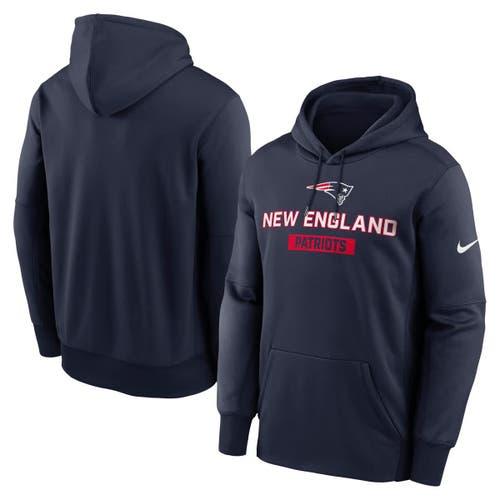 Men's Nike Navy New England Patriots Toss Sweep Performance Pullover Hoodie at Nordstrom,  Product Image