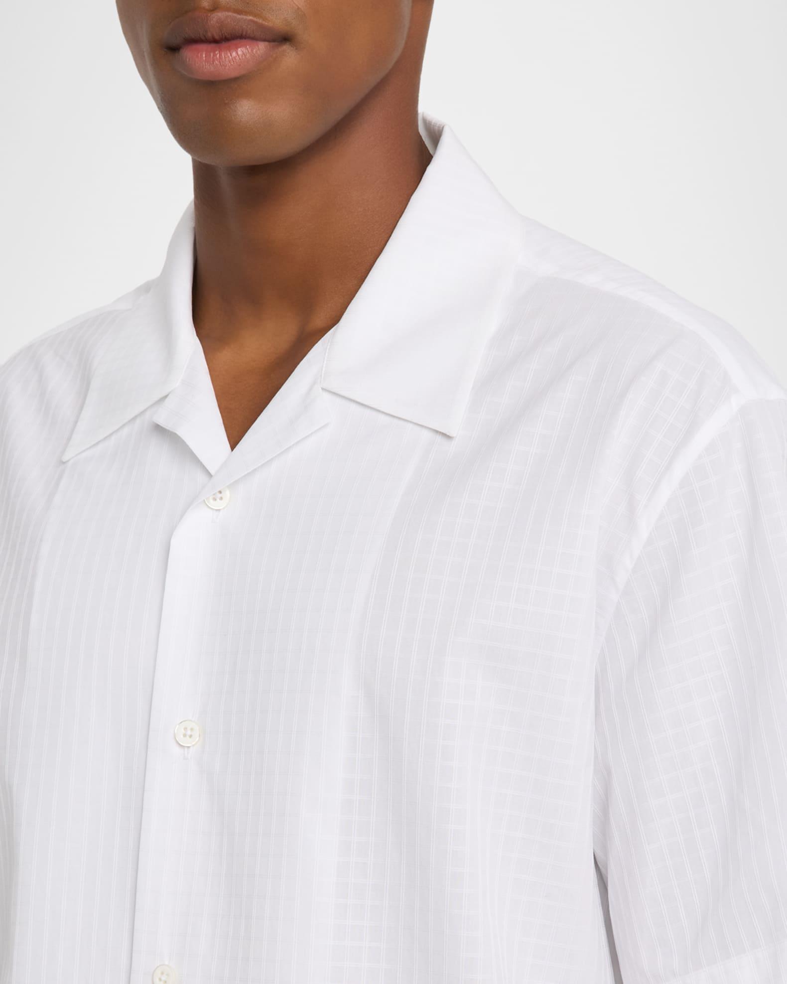 Men's Boxy Fit Grid Check Short-Sleeve Shirt Product Image