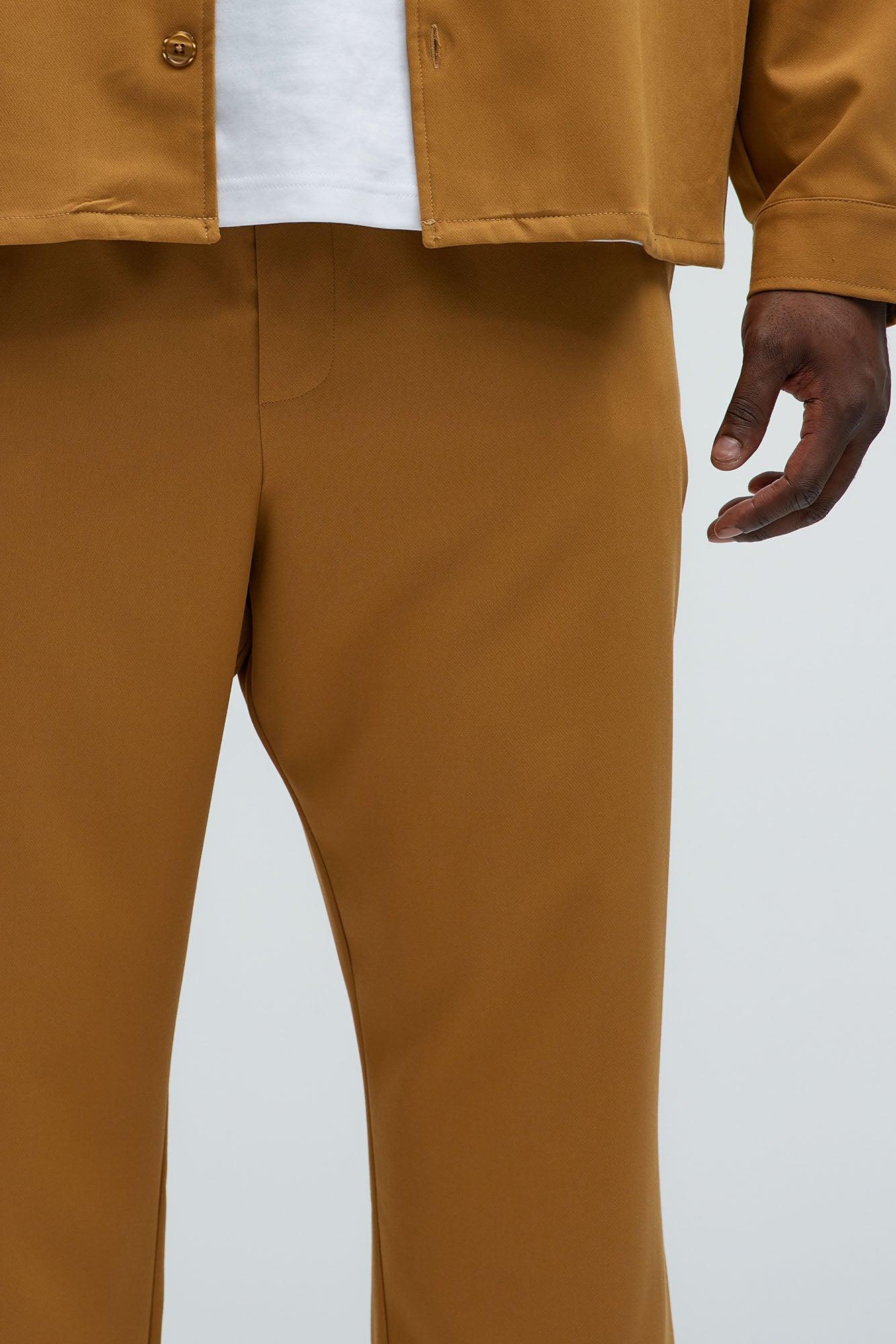 Ronan Straight Trousers - Camel Product Image