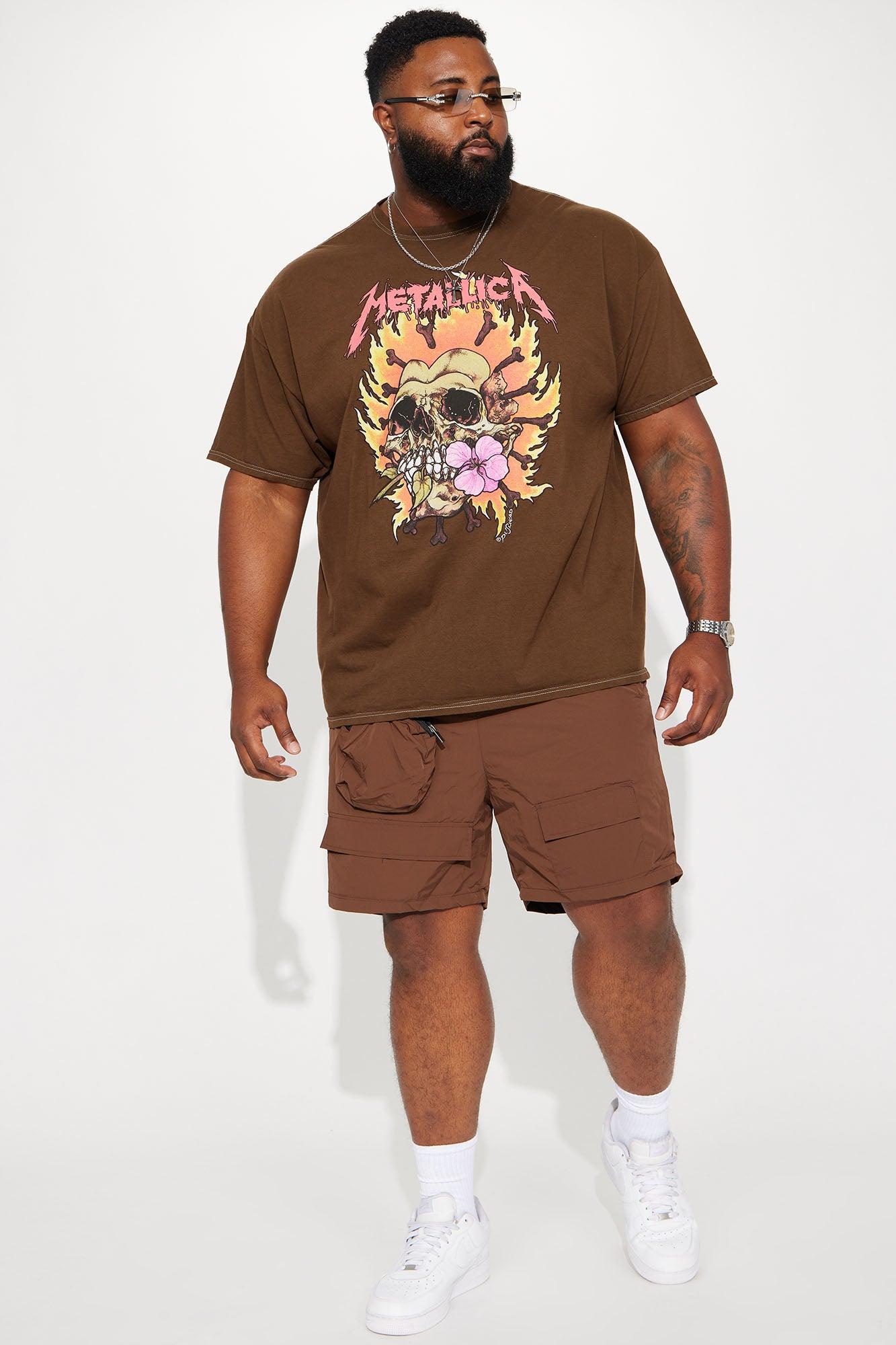 Safe Side Utility Nylon Shorts - Brown Product Image