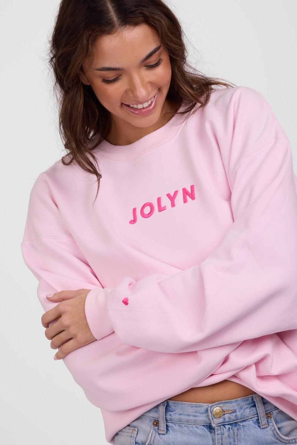 Roxanne Oversized Fleece Crewneck - JOLYN Luv Product Image