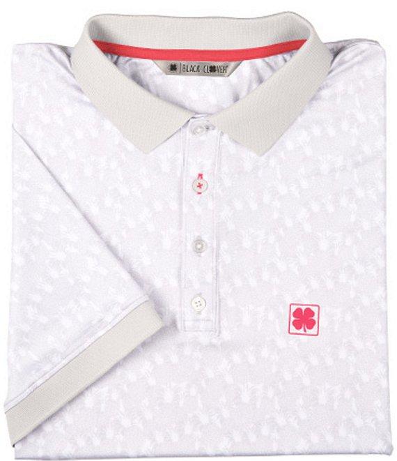 BLACK CLOVER Pineapple Crown Short Sleeve Polo Shirt Product Image