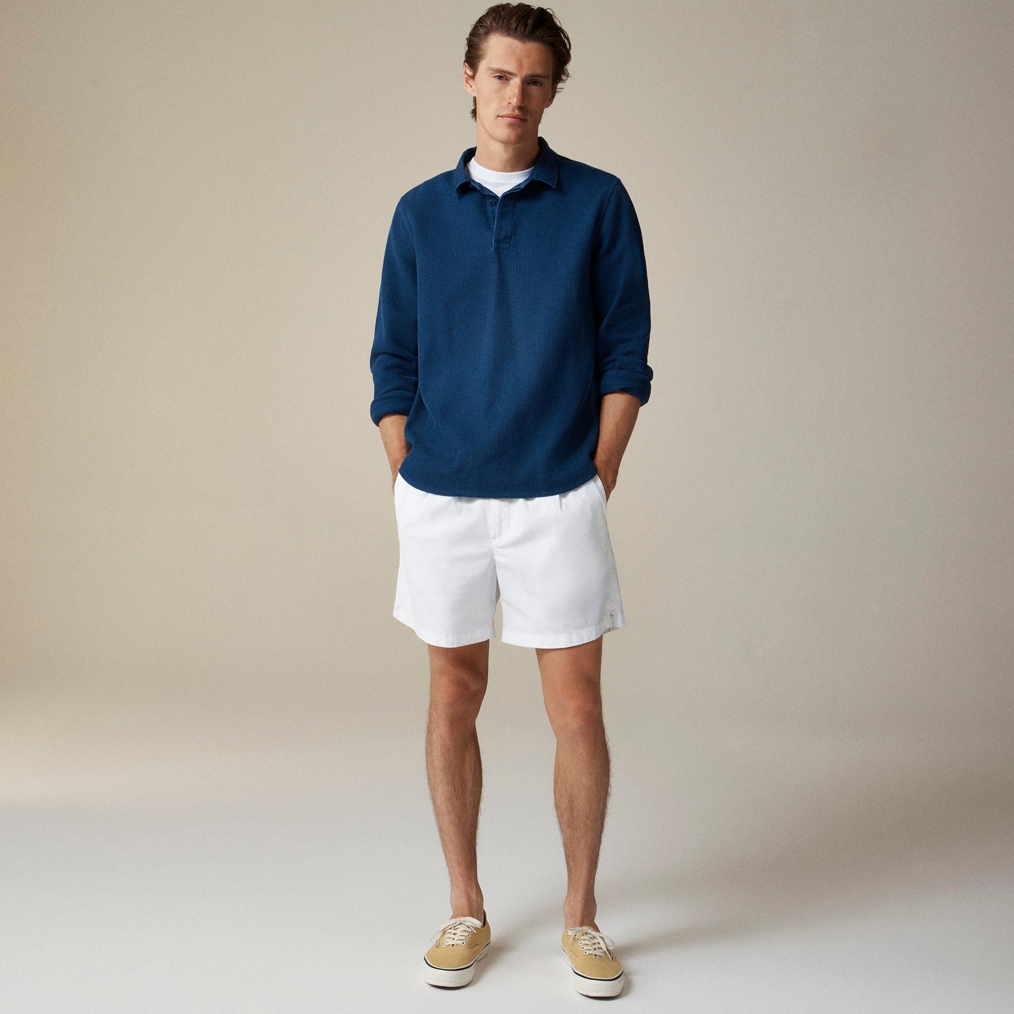 Waffle-knit rugby shirt Product Image