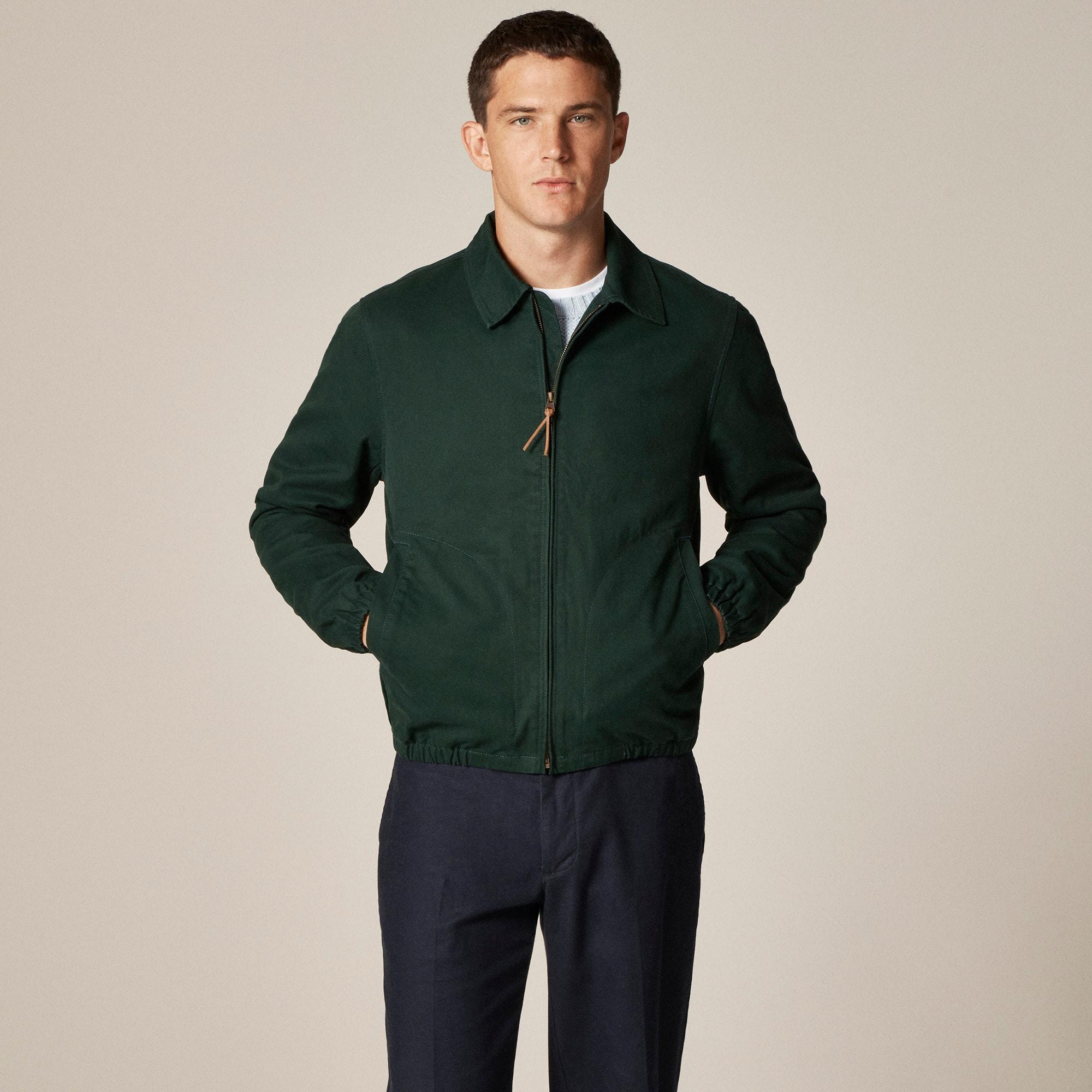 Harrington jacket in cotton twill Product Image