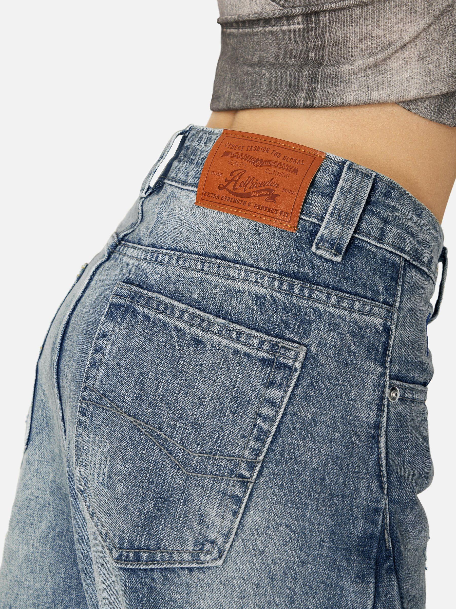 Aelfric Eden Baggy Ripped Jeans Product Image