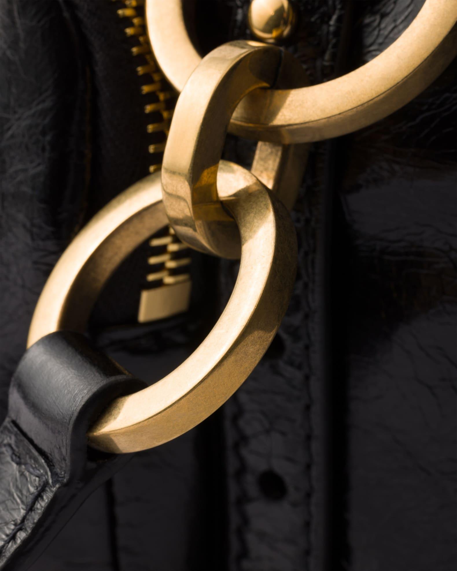 Prada Dangle Medium Leather Top-Handle Bag Product Image