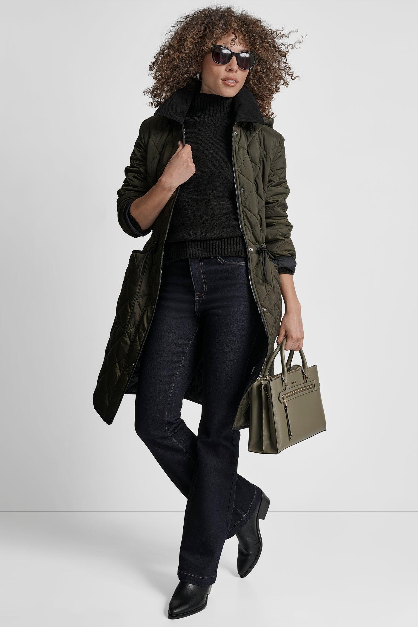 LONG QUILTED COAT Product Image