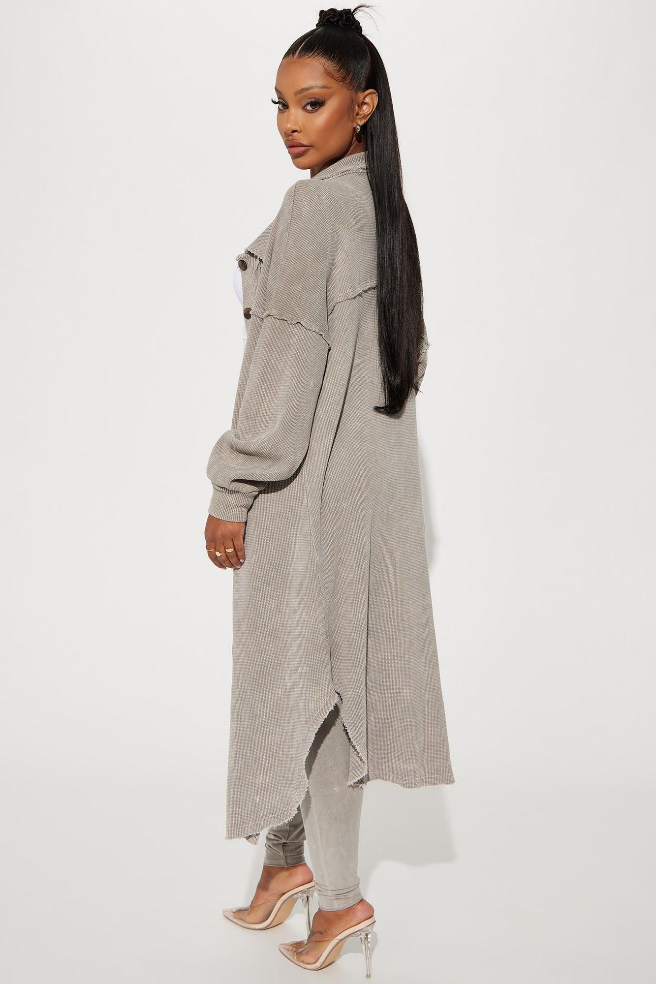 Cece Washed Legging Set - Taupe Product Image