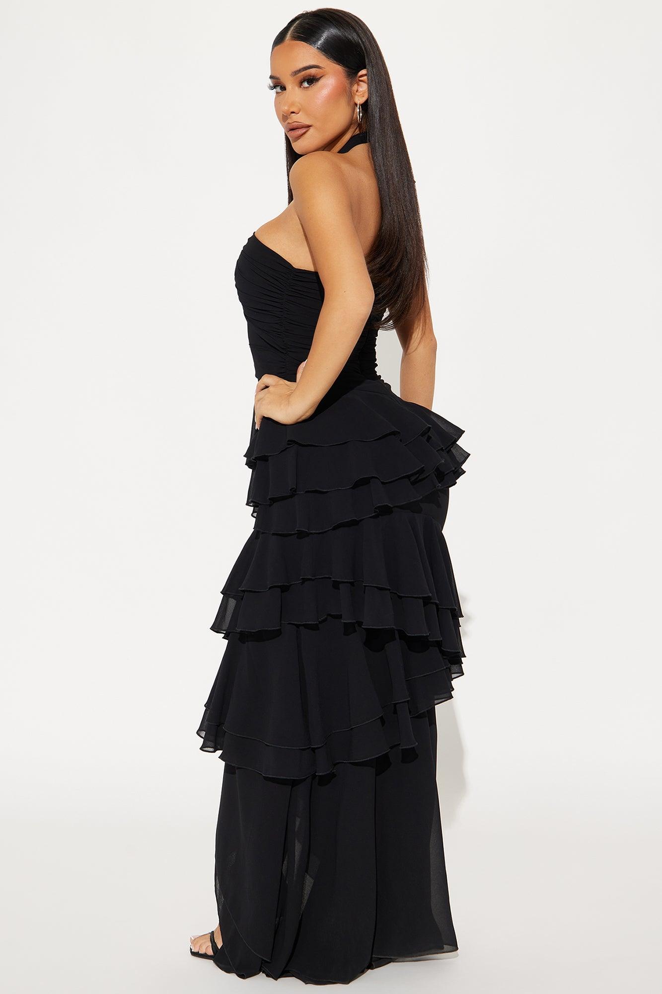 Carrina Maxi Dress - Black Product Image