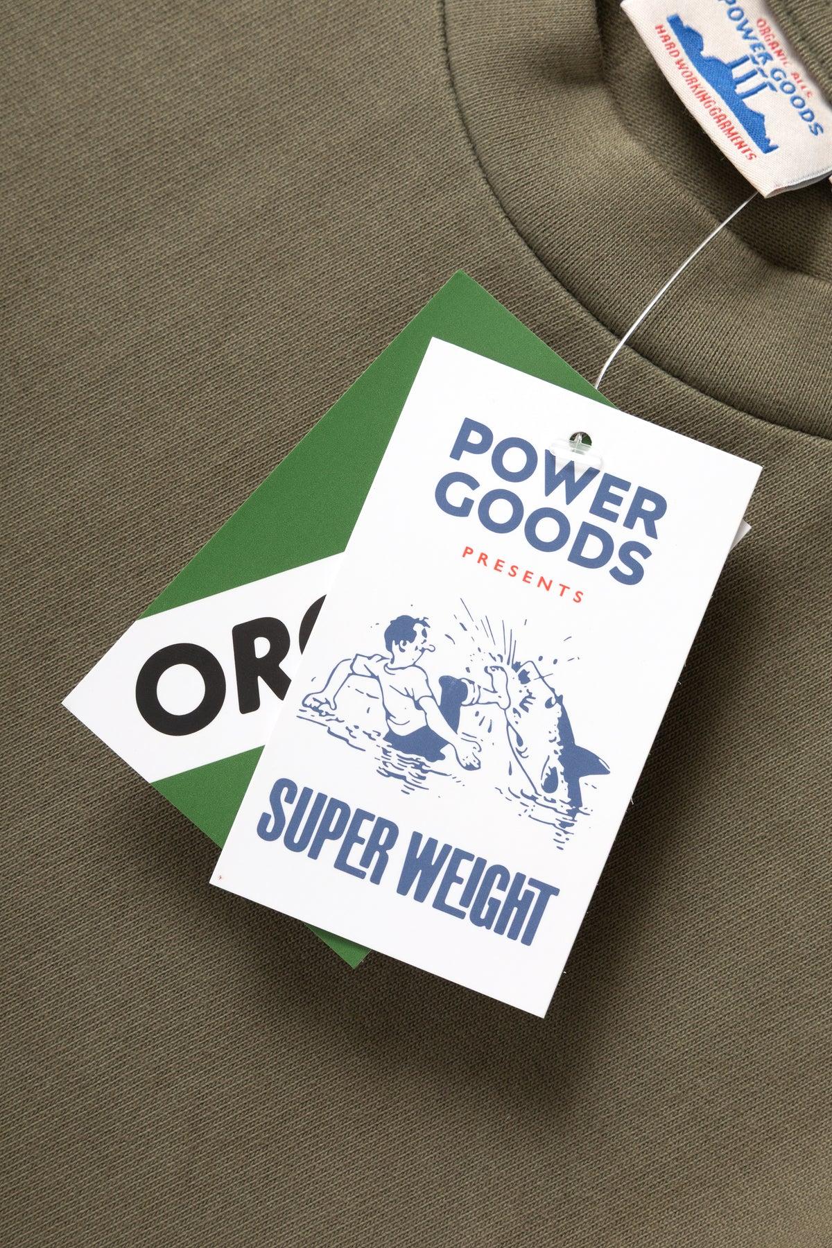 Power Goods - Super Weight T-Shirt - Olive Product Image