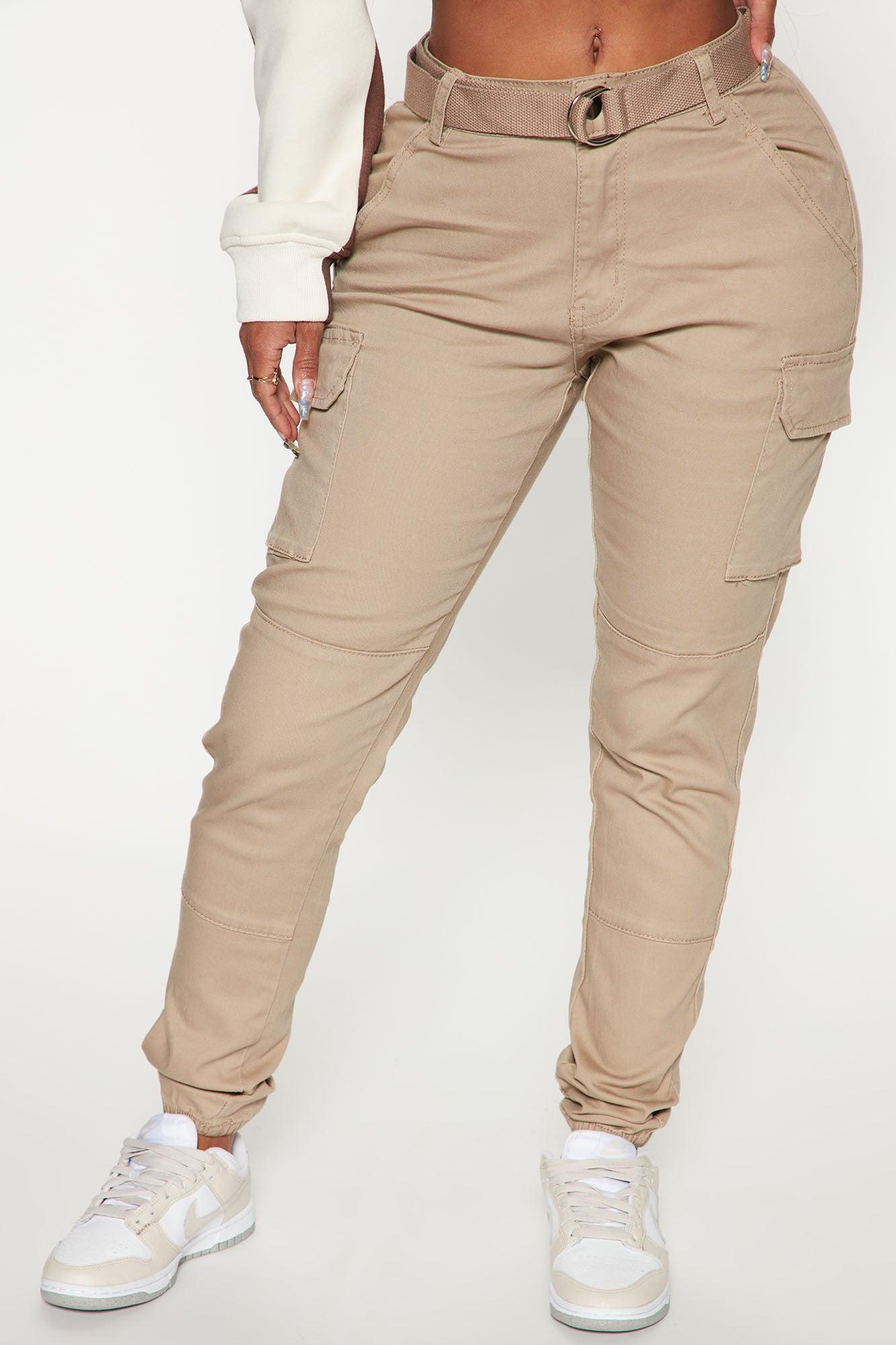 Cadet Khloe Oversized Cargo Pants - Khaki Product Image