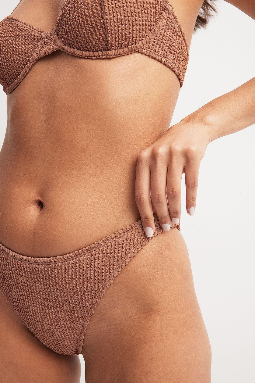 Smocked High leg Bikini Panty Product Image