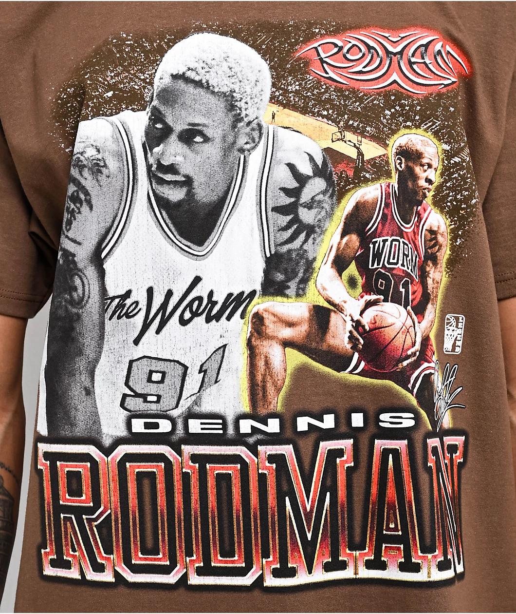 Rodman Apparel Classic Court Brown T-Shirt Product Image