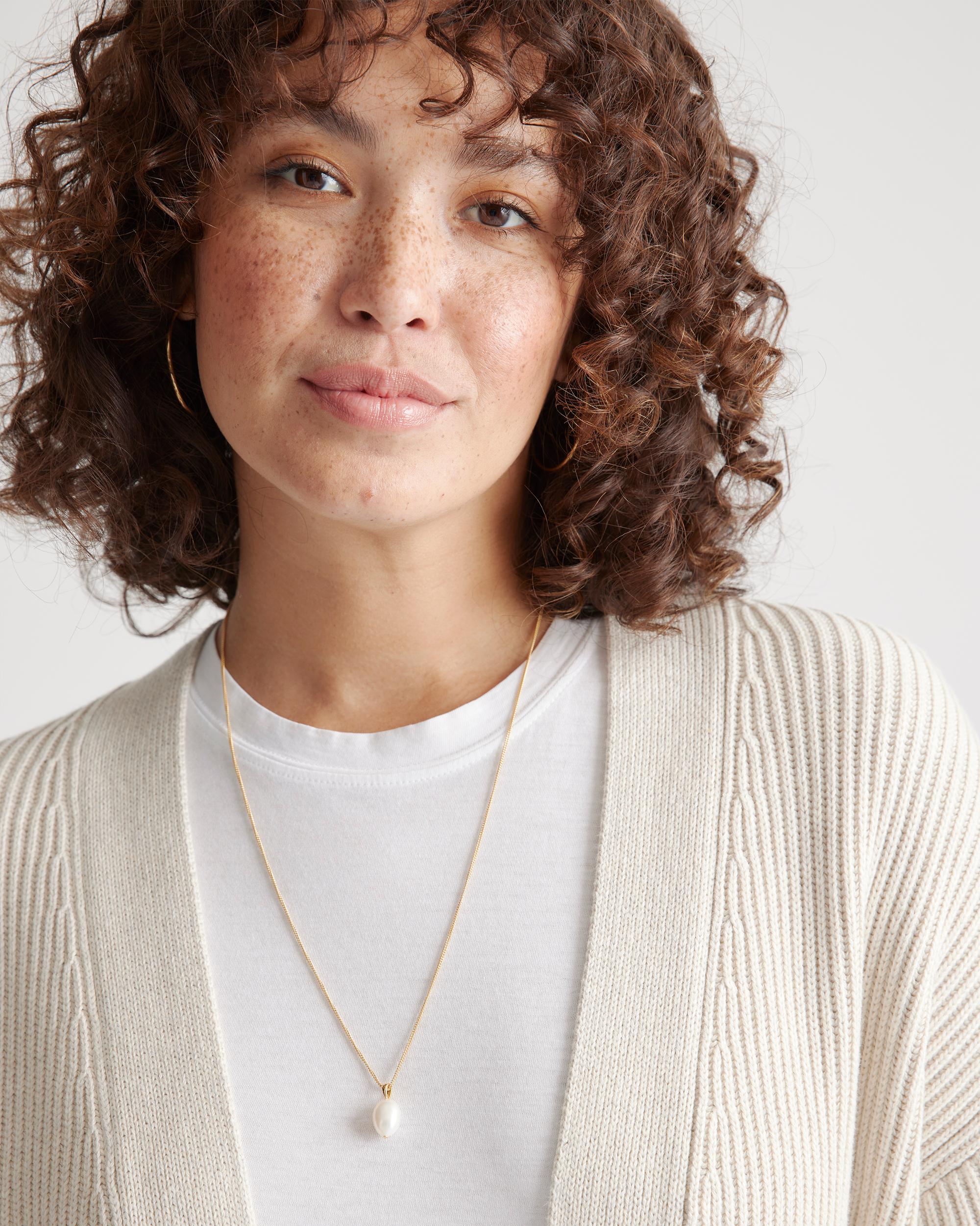 Quince | Women's Oversized Cardigan Sweater Size XS, Organic Cotton Product Image