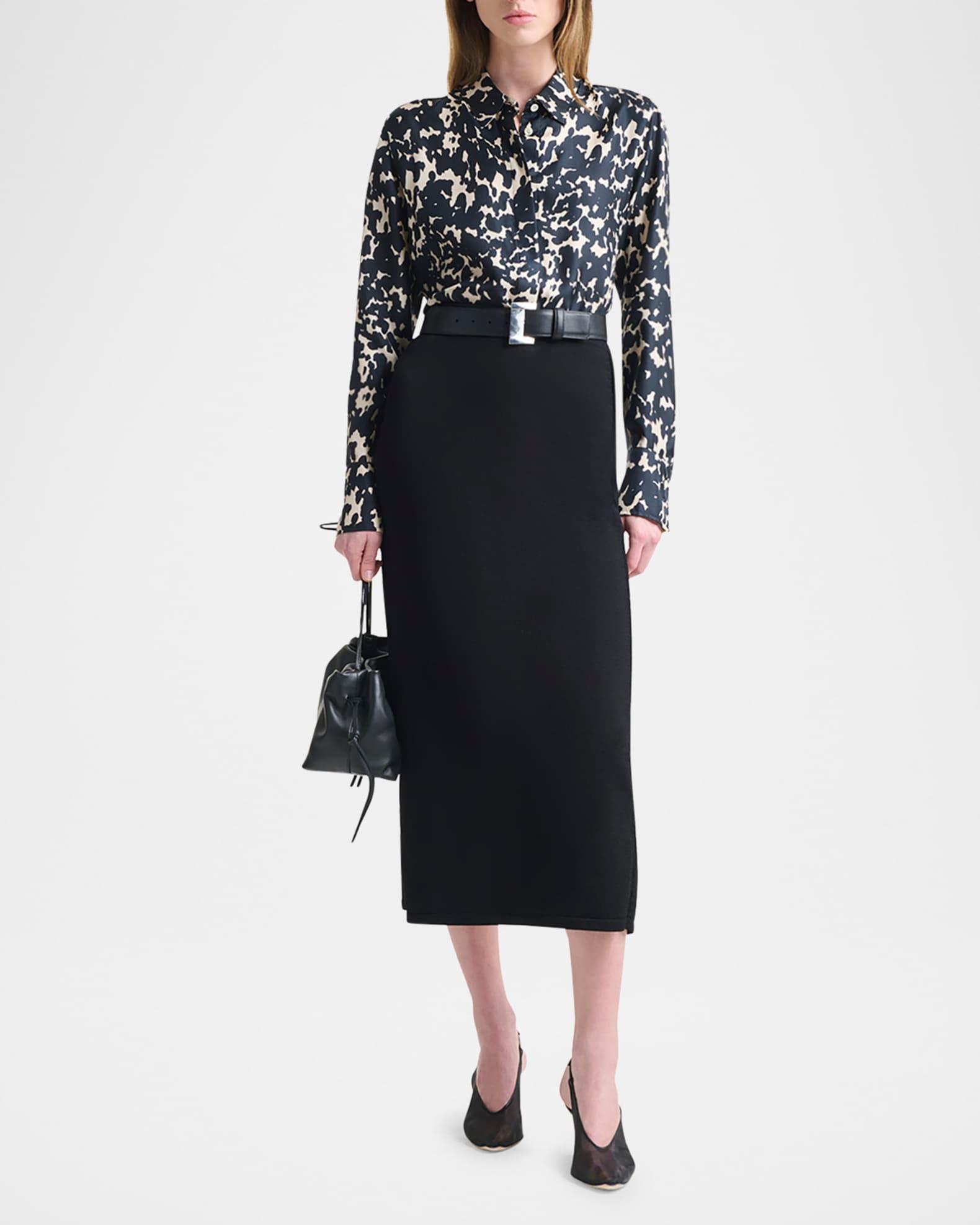 Chika Spotted Button-Down Top Product Image