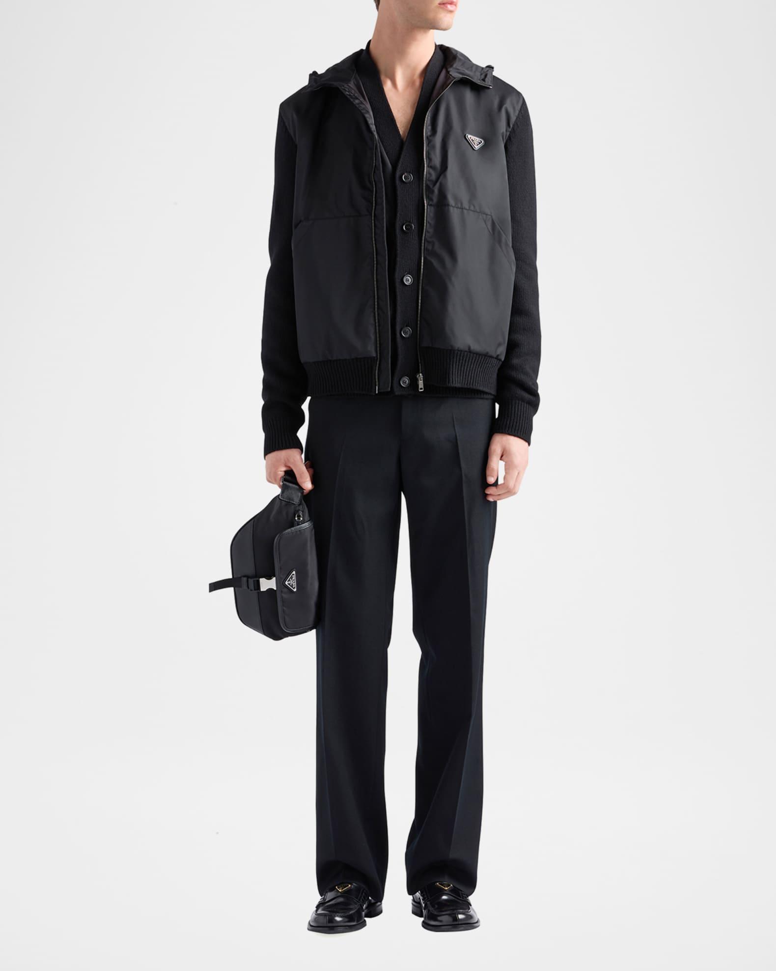 Men's Cashmere-Wool Hooded Sweater Product Image