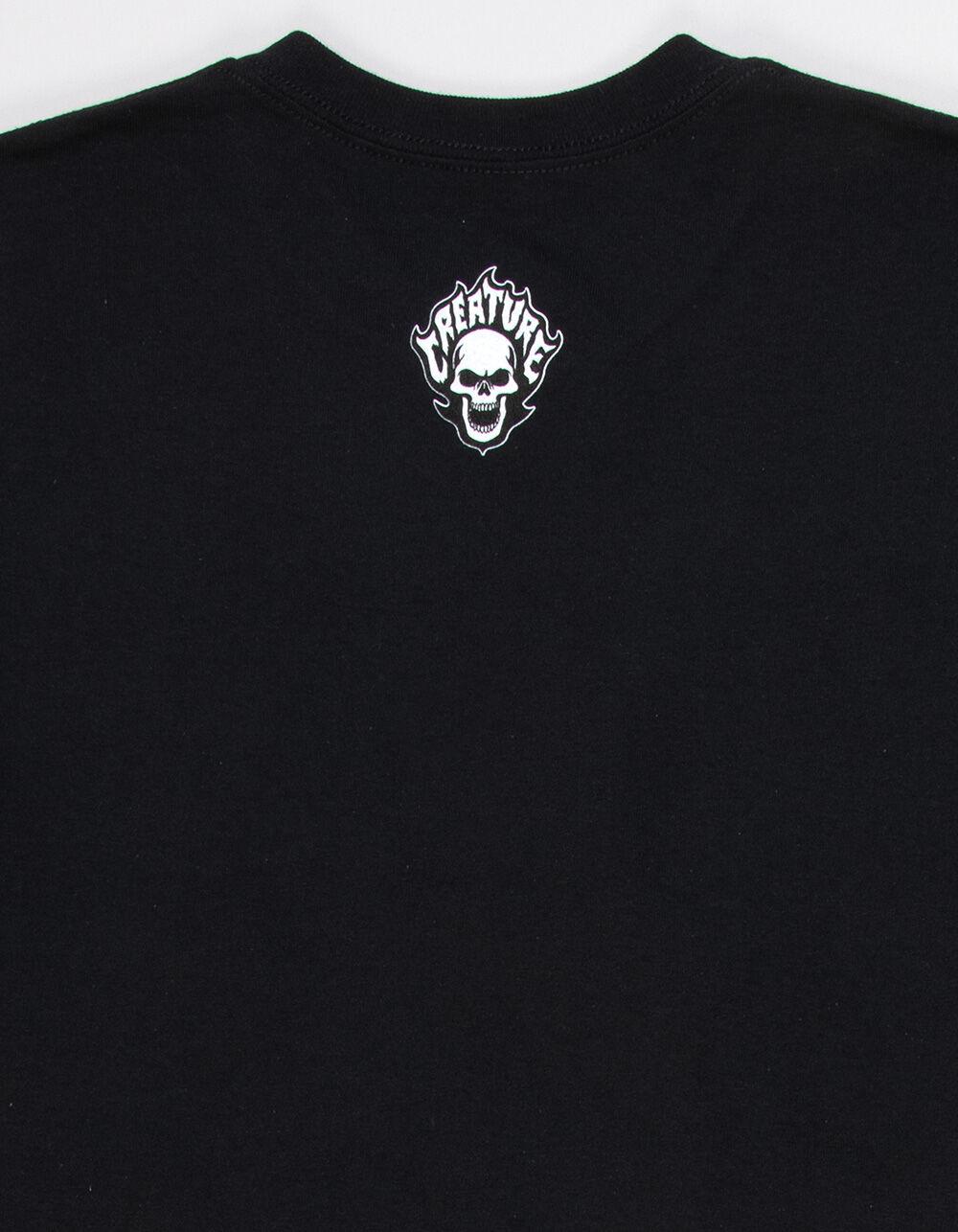 CREATURE Fortune Logo Mens Heavyweight Tee - BLACK Product Image