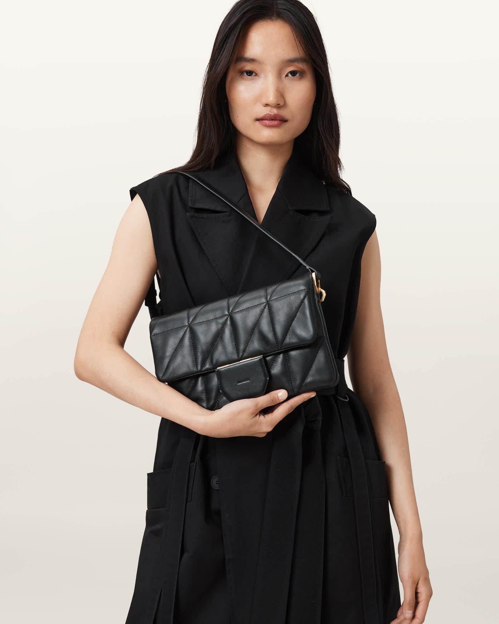 Ondine Quilted Leather Shoulder Bag Product Image