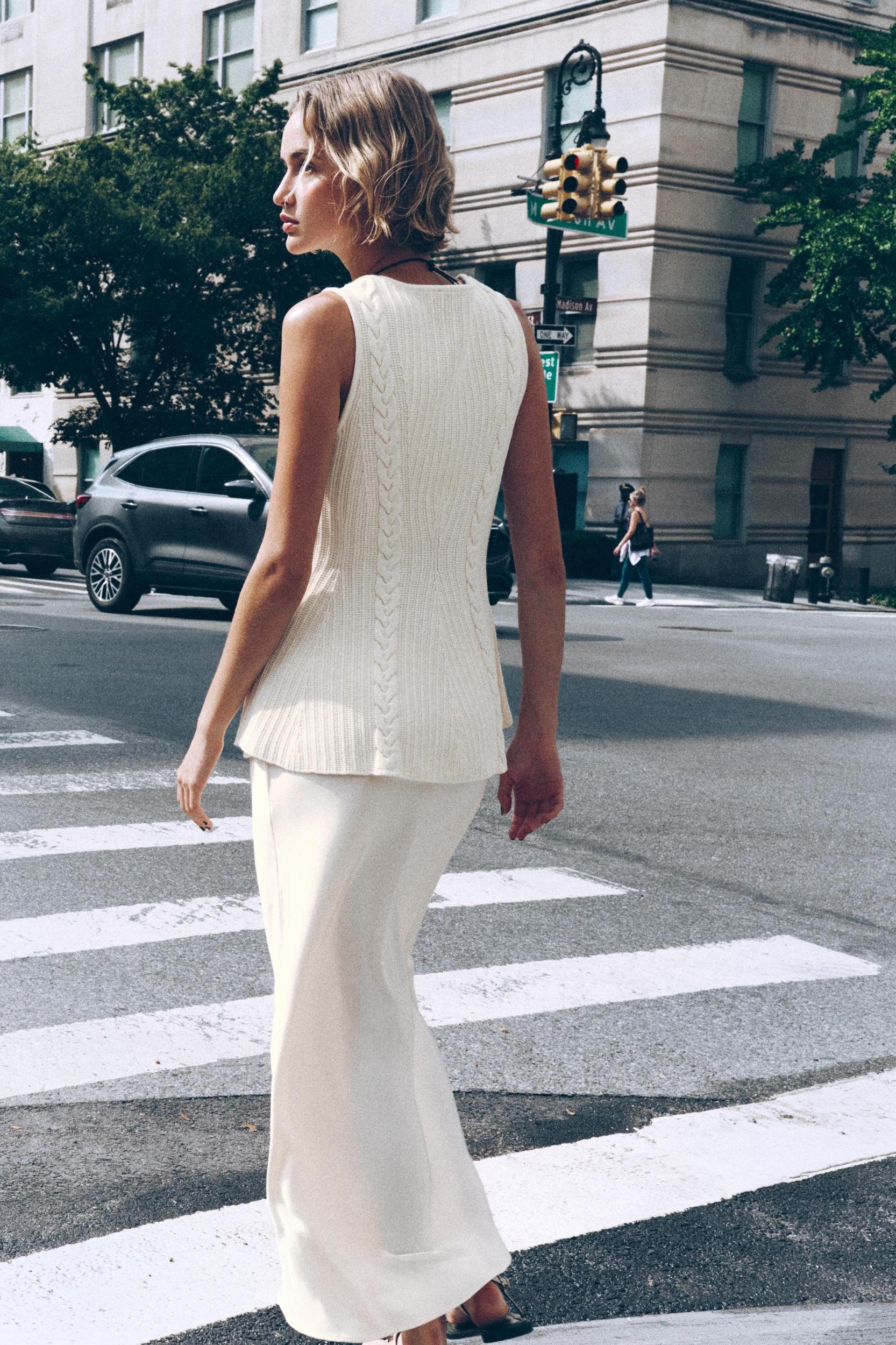 SATIN MIDI SKIRT Product Image