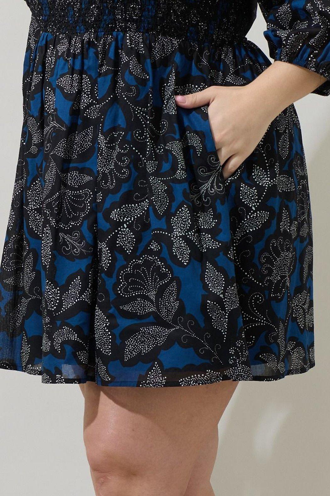 Aurina Smocked Mini Dress Product Image