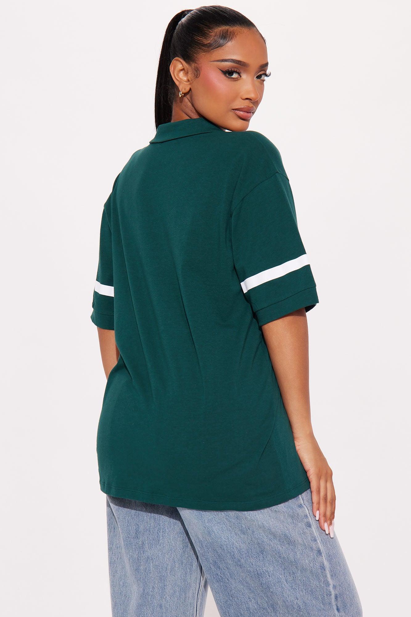 St. Tropez Tennis Club Polo Top - Hunter Product Image