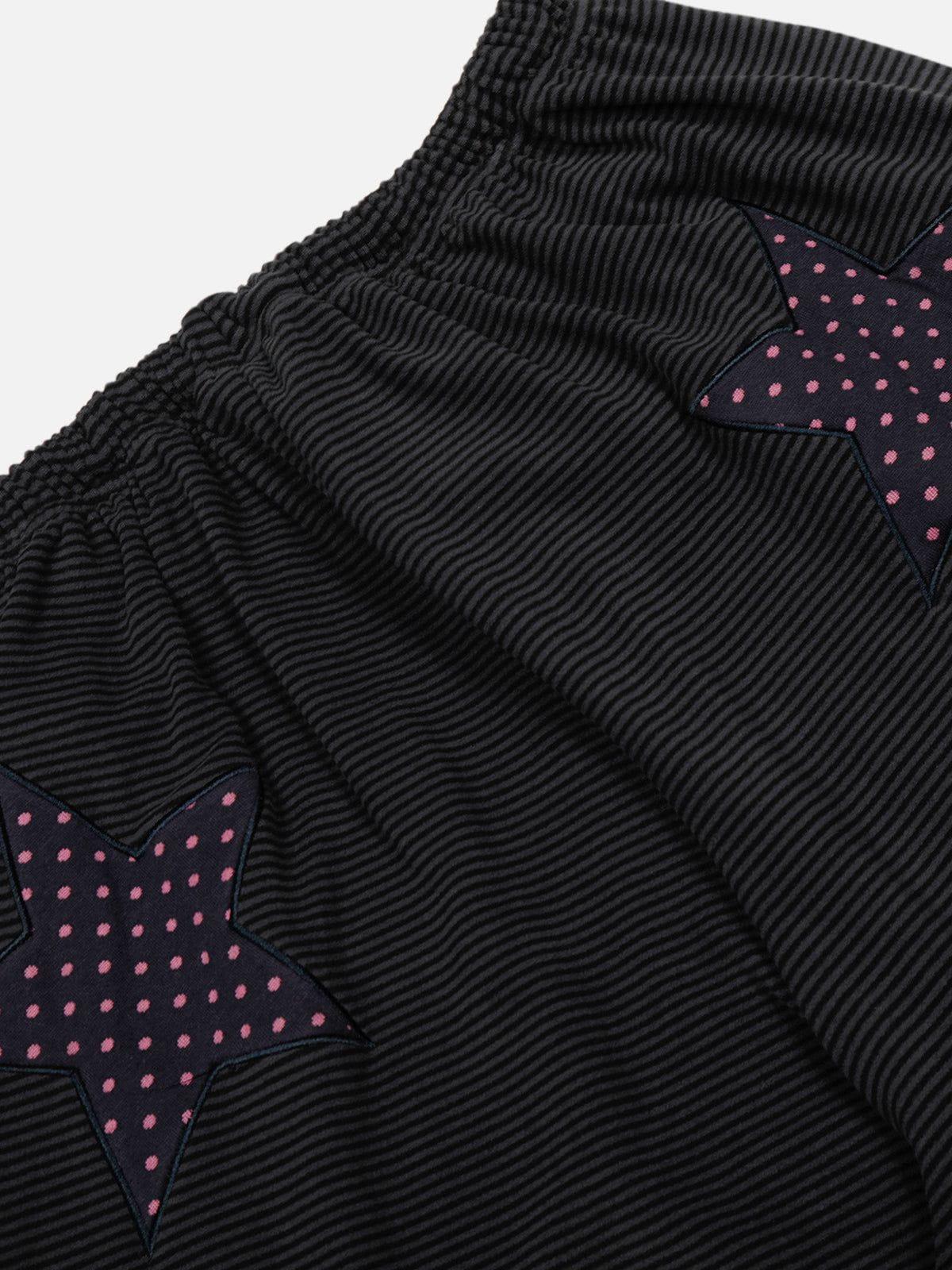 Aelfric Eden Applique Polka Dot Star Baggy Sweatpants Product Image