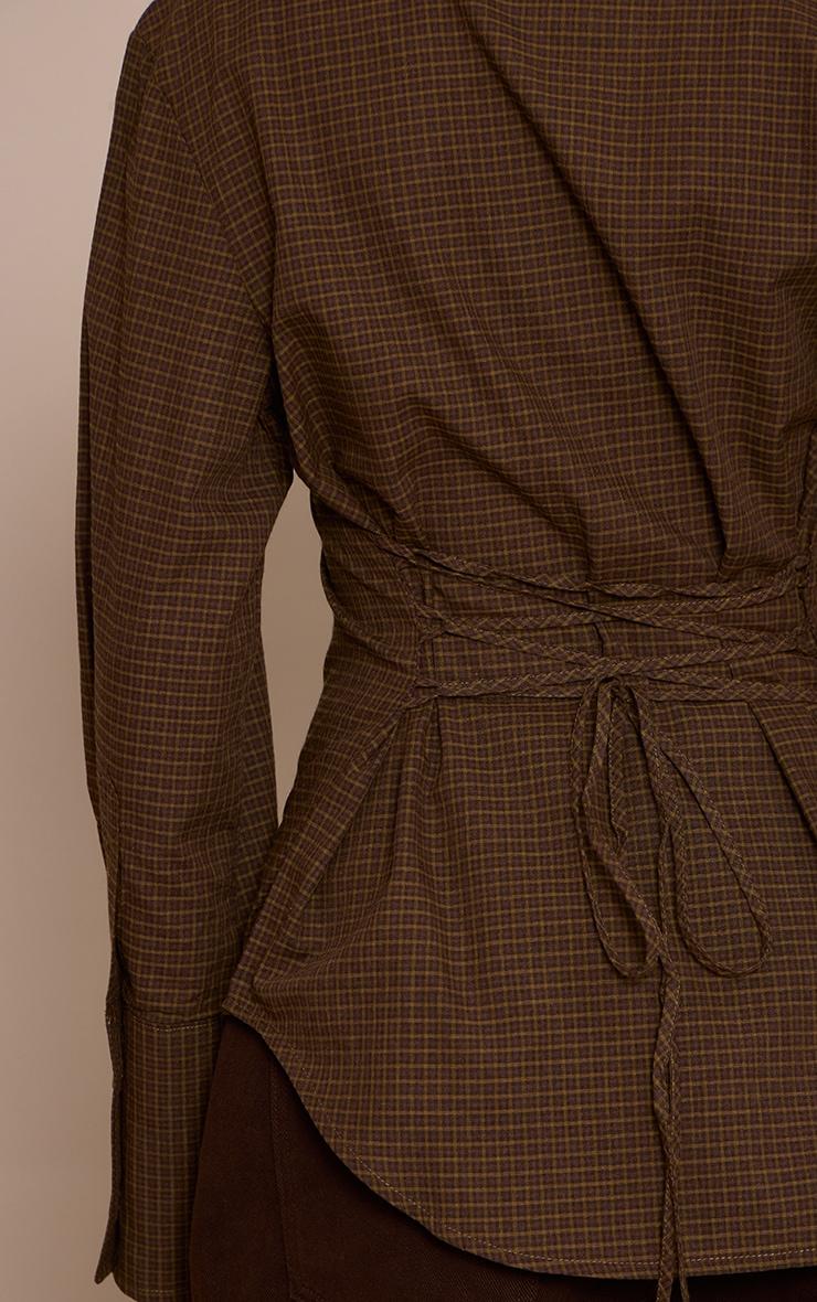 Mushroom Cross Front Cocoon Sleeve Tailored Romper Product Image