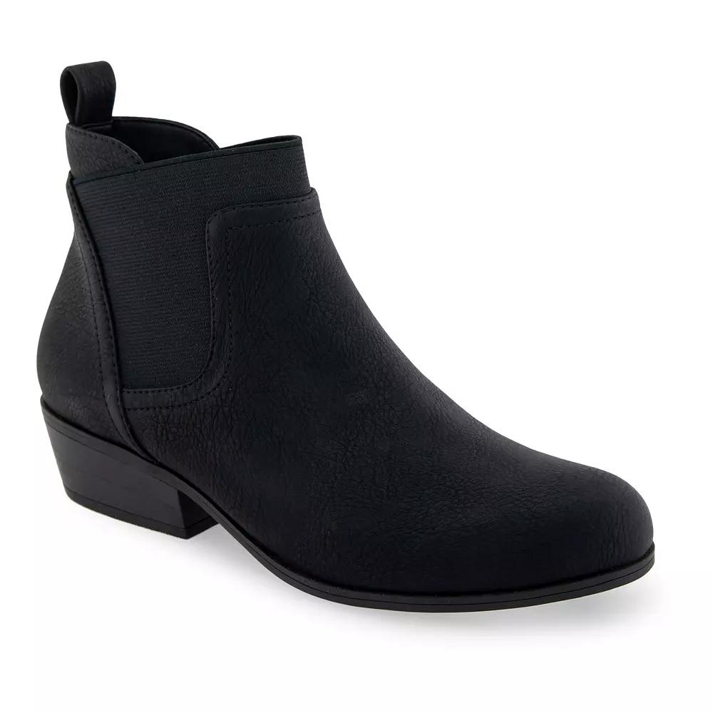 Aerosoles Caddie Women's Ankle Boots, Size: 7, Black Grainy Product Image