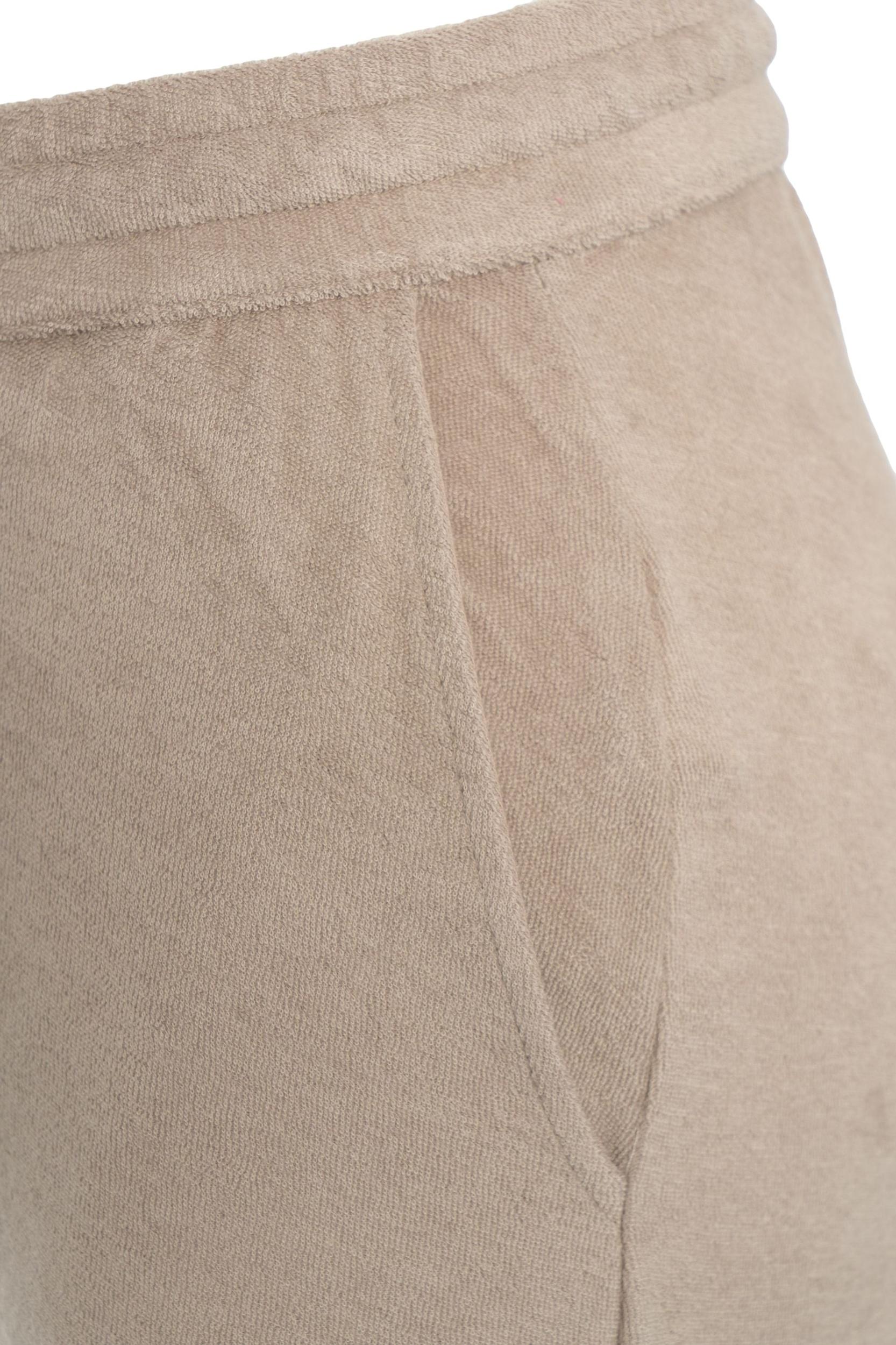 Wide leg joggers in terry cloth Product Image