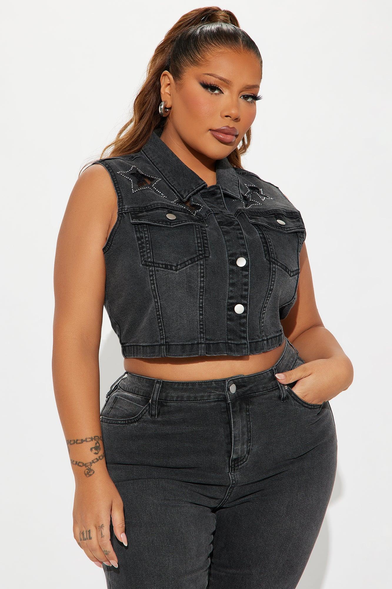 Nashville Star Denim Vest - Black Wash Product Image