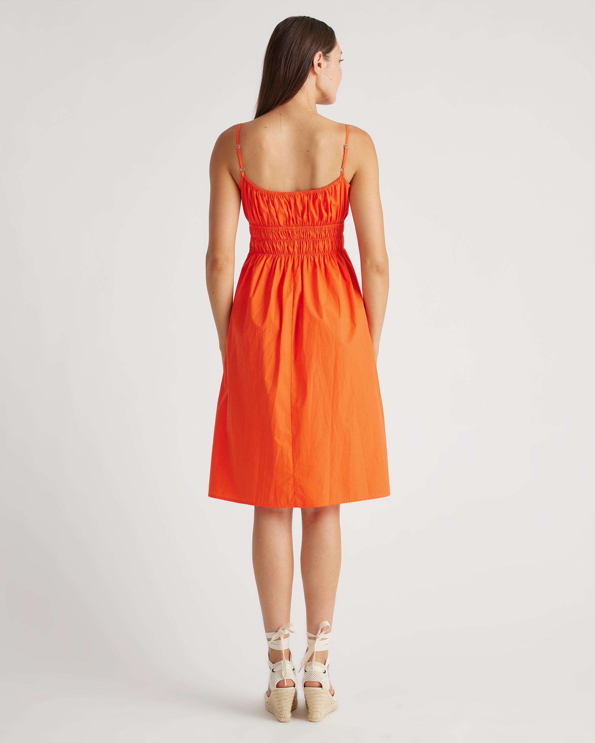Quince | Women's Keyhole Midi Dress Organic Cotton Product Image