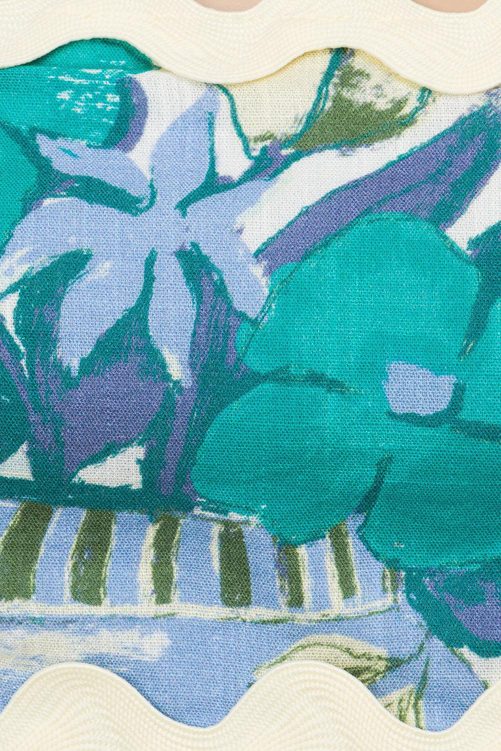 Kelia Top - Villagio Blue Product Image