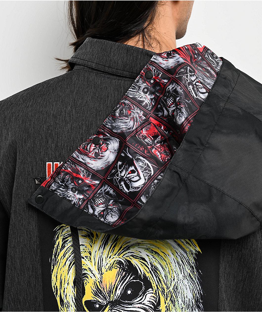 686 x Iron Maiden Insulated Battle Black Denim 10K Snowboard Jacket Product Image