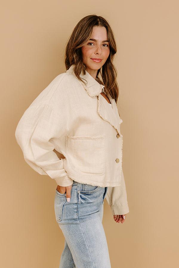 City Layers Linen-Blend Jacket Product Image