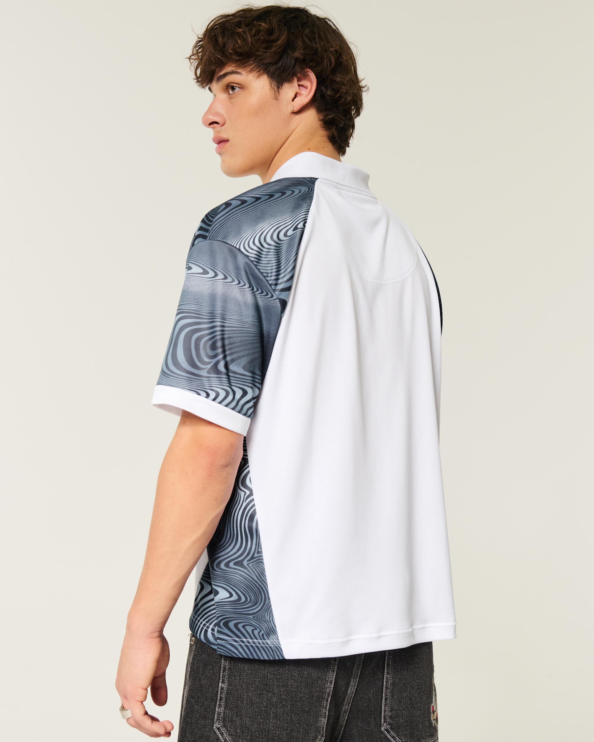 Boxy Logo Graphic Soccer Jersey Product Image