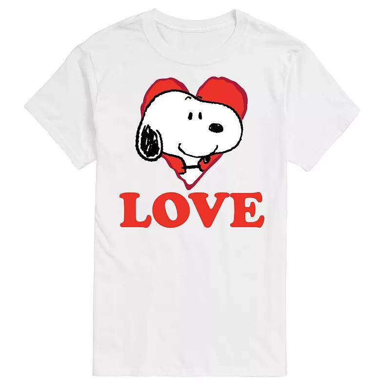 Men's Peanuts I Love Snoopy Tee,  Product Image