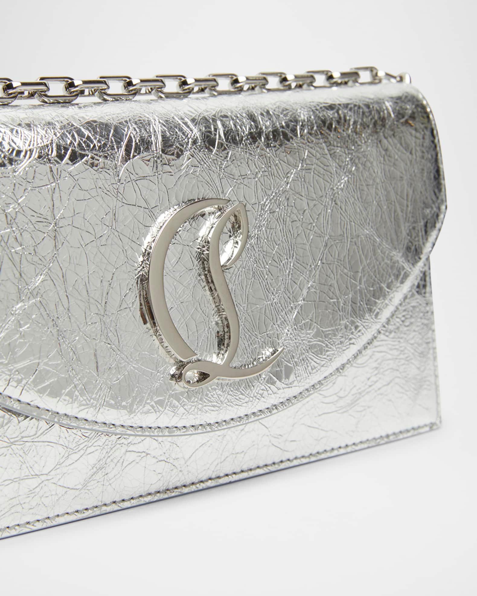 Loubi52 Clutch Bag in Laminated Leather Product Image