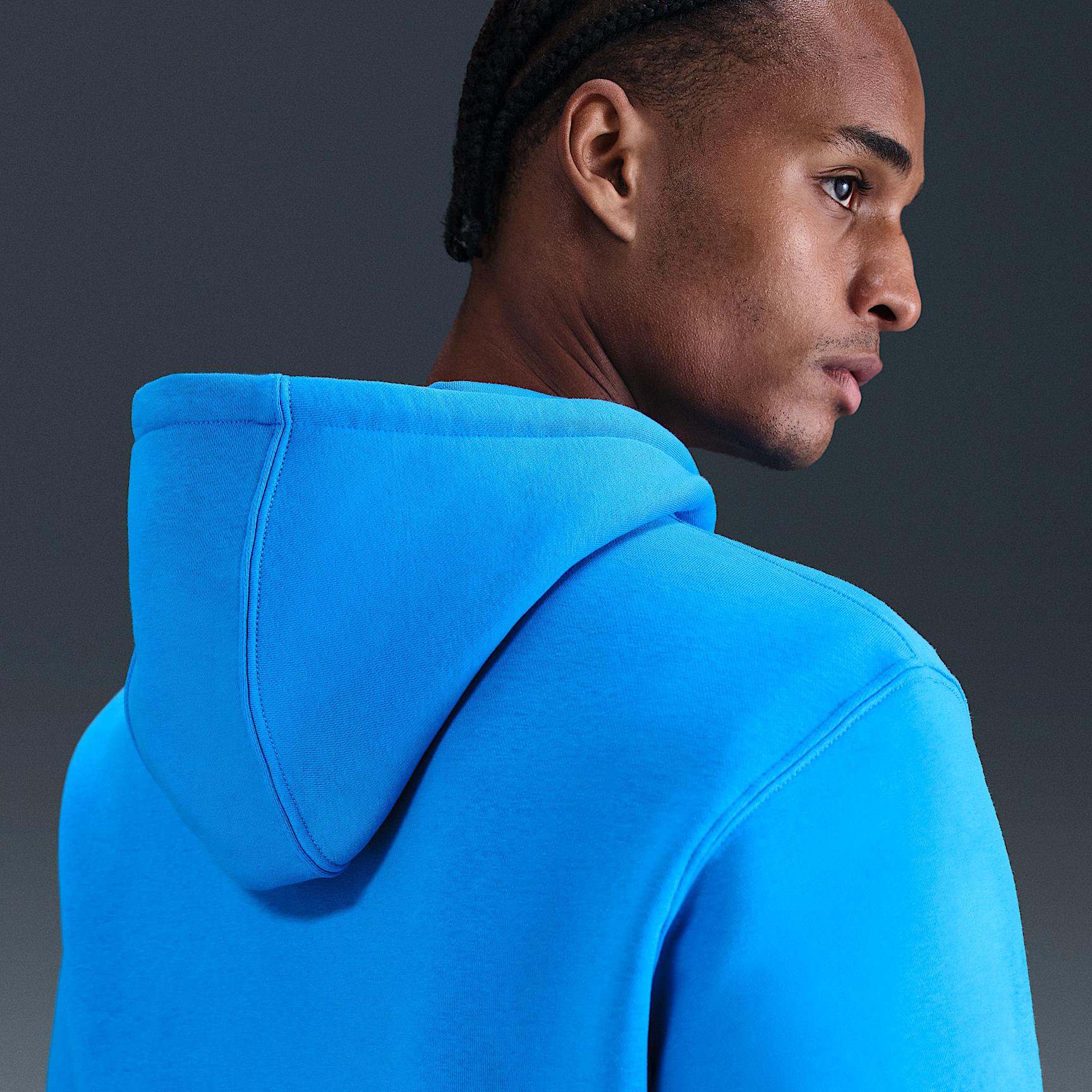 Nike Men's Club Full-Zip Fleece Hoodie Product Image