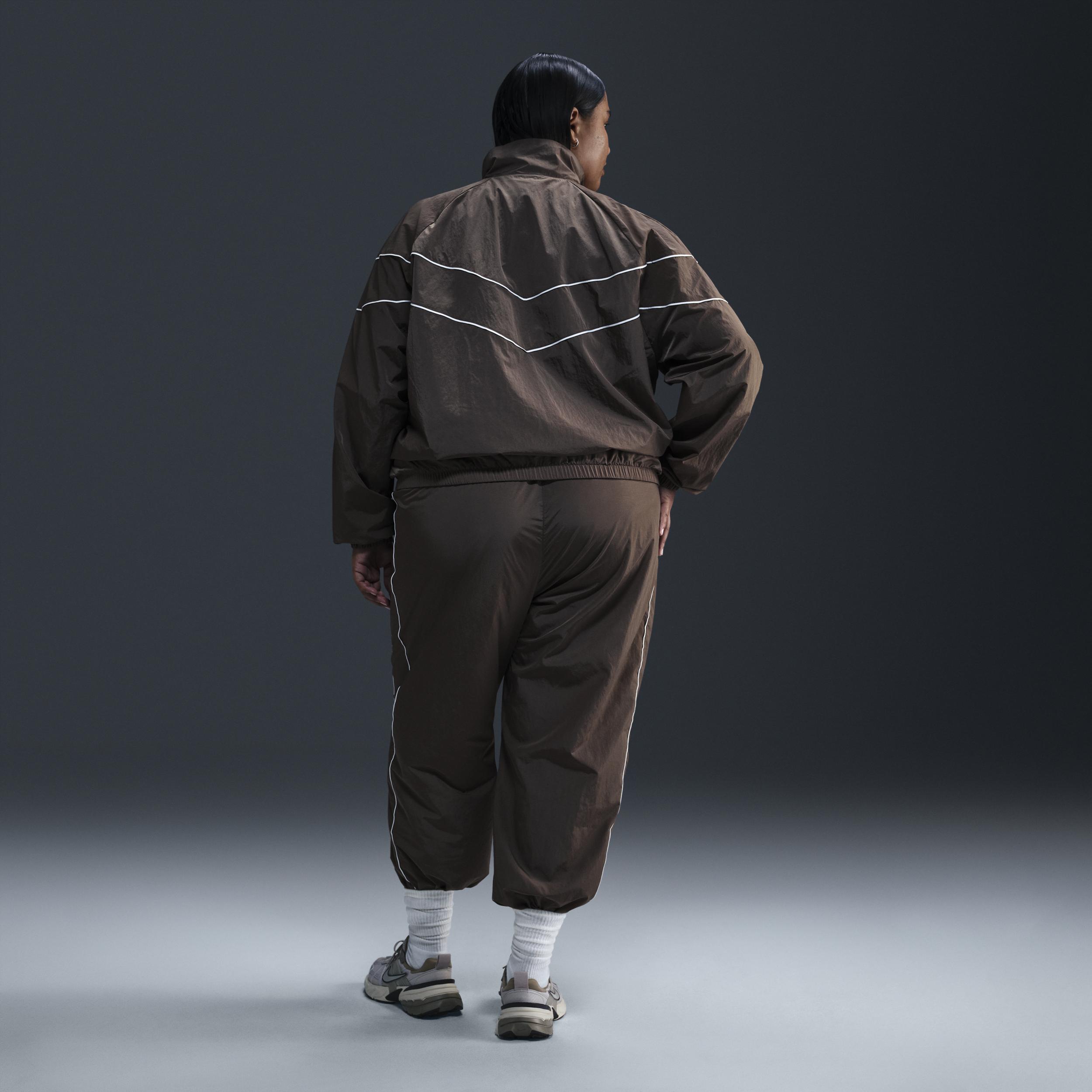 Nike Windrunner Women's High-Waisted Woven Open-Hem Pants (Plus Size) Product Image