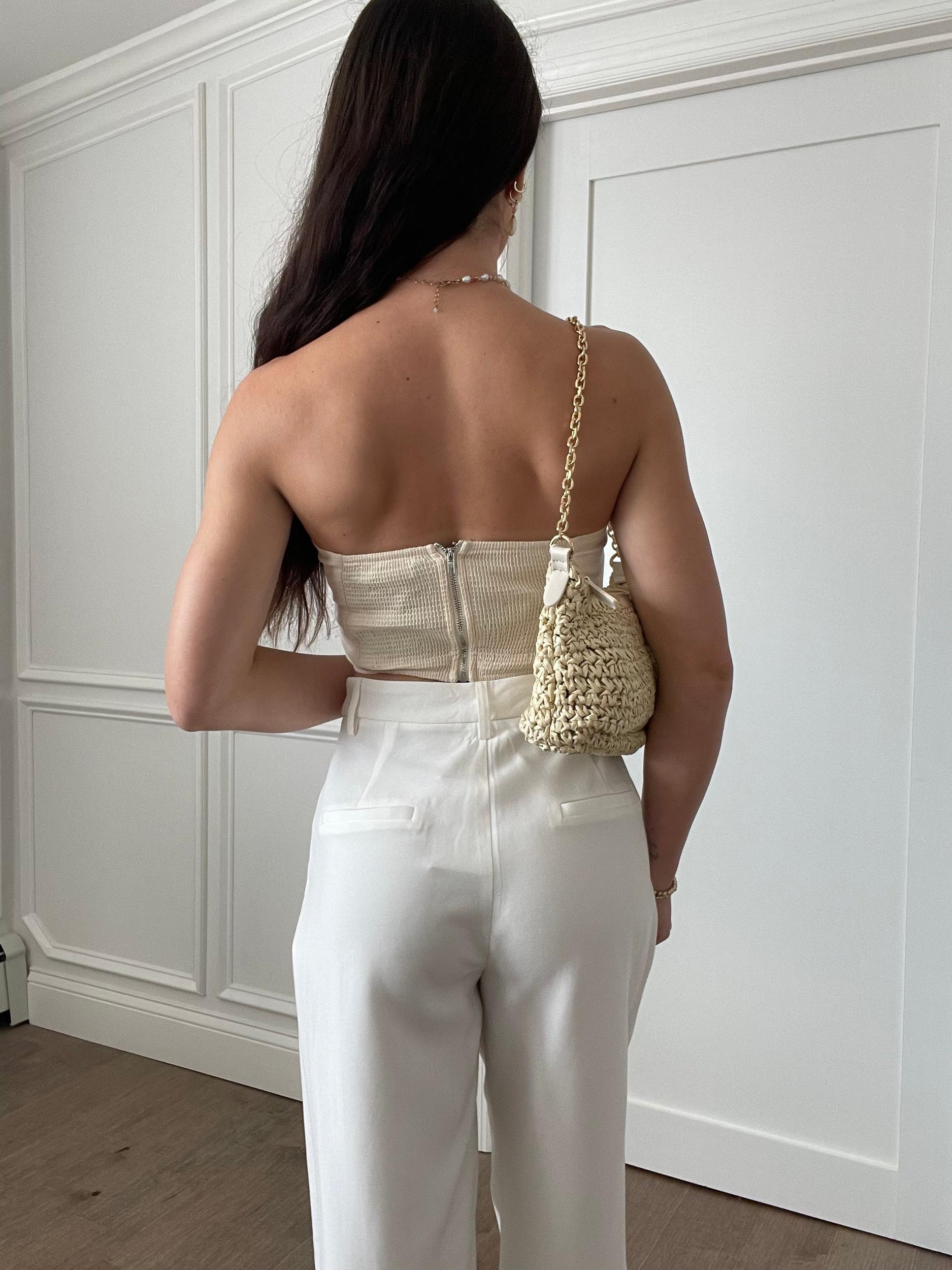 Descano Knotted Tube Top | FINAL SALE Product Image