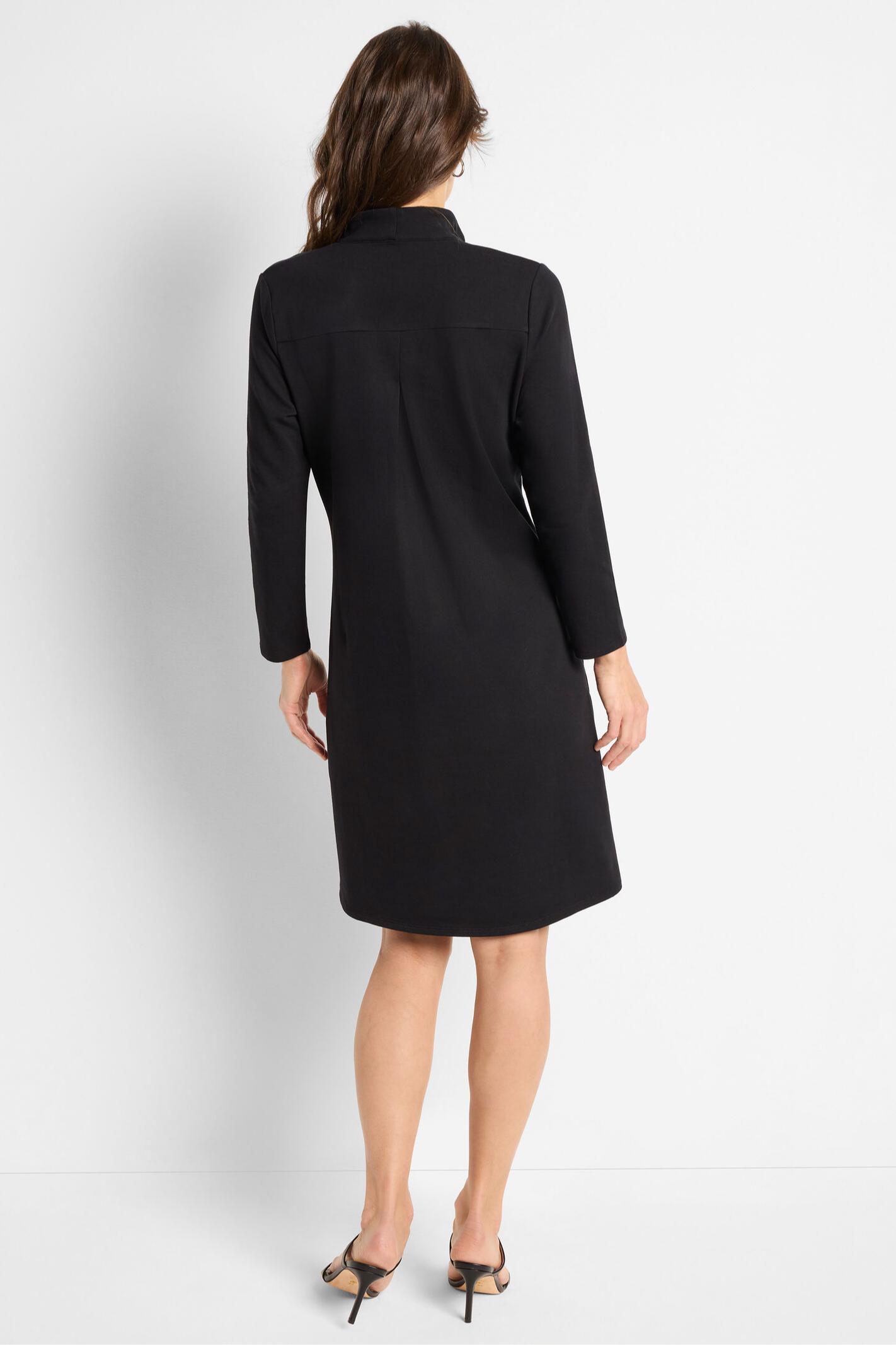 Ruffled Up Dress - Black Onyx Product Image